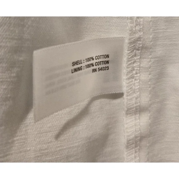 Old Navy double breasted Pea coat womens‎ sz XL 100% cotton white 3/4 sleeve NWT - Picture 3 of 6